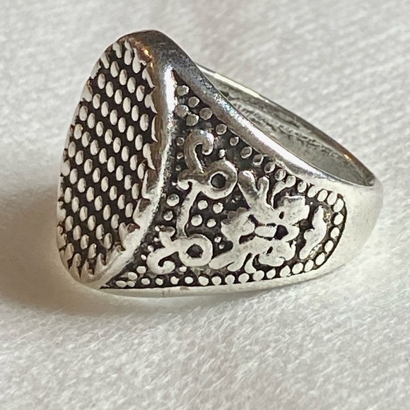 Vintage Handmade SilverPlated Ring! 9 1/2 - Picture 6 of 9